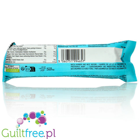 Optimum Nutrition Bar, Chocolate Sweet Coconut - baton proteinowy 18g białka, Mleczna Czekolada z Kokosem