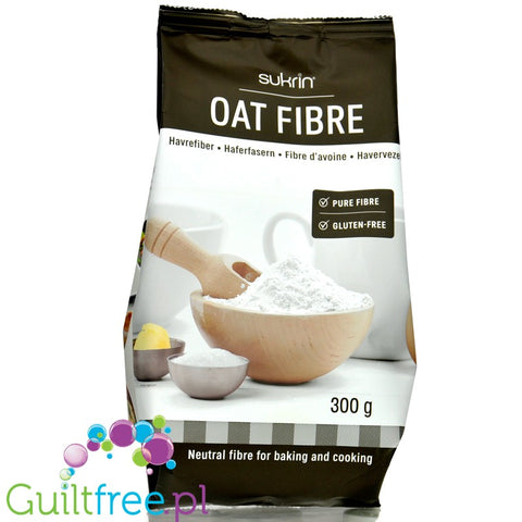 Sukrin Oat Fibre - bezglutenowy błonnik owsiany 200kcal, czysty błonnik bez węglowodanów