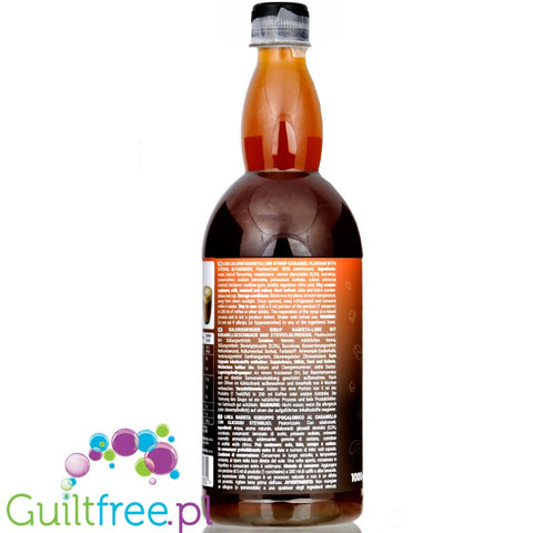 Locco Zero Calorie Barista Caramel 1L - karmelowy syrop zero kalorii bez cukru do kawy i deserów