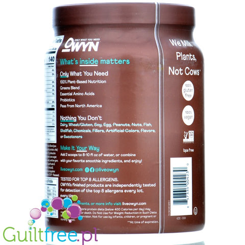 OWYN Plant Based Protein Dark Chocolate 494g