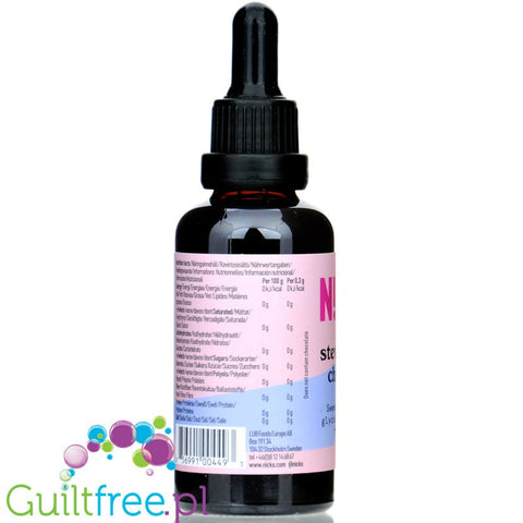 Nicks N!ck's Stevia Drops Chocolate - czekoladowy aromat ze stewią bez cukru i kalorii