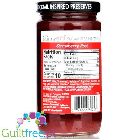 Skinnygirl Strawberry Rose Jam 283g