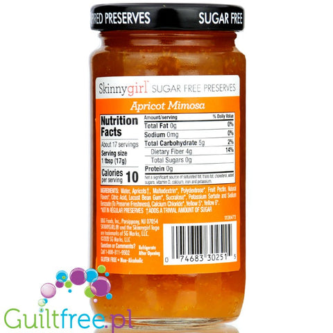 Skinnygirl Apricot Mimosa Jam 283g