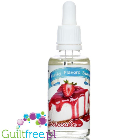 Funky Flavors Sweet Cheesecake - concentrated liquid food flavoring, fat & sugar free