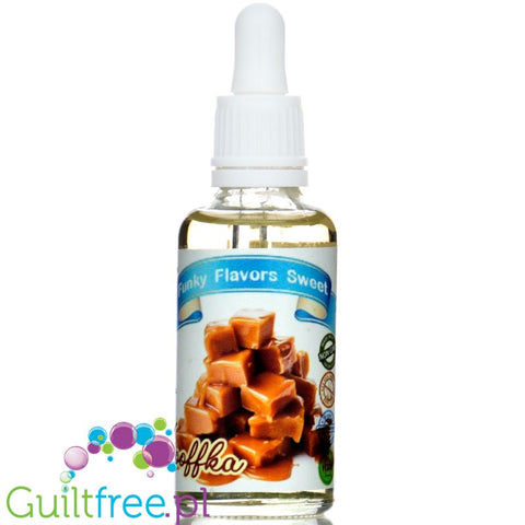 Funky Flavors Sweet Krooffka - kropelki smakowe do kawy i owsianek bez cukru i kalorii, Mleczna Krówka