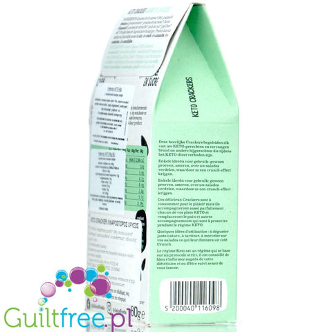 Joice Keto Crackers Golden Linseed - keto organic flax crackers
