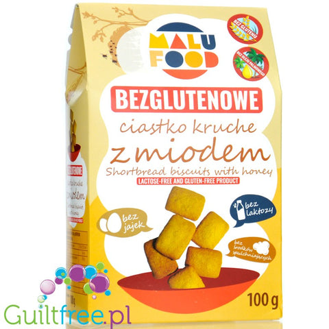 Malu Food Shortbread Biscuits with Honey 100g