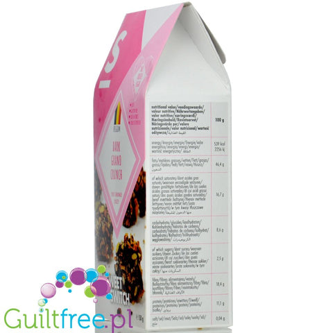 Sweet Switch Dark Grano Crunch - bezglutenowe kule granolowe w ciemnej czekoladzie bez dodatku cukru