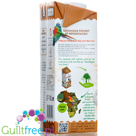 Macadamia Nut Farm Milk Barista 1L - vegetable macadamia milk, without sugar, soy and carrageenan