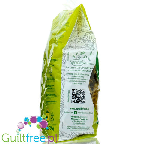 Novelle Fusilli Pasta made from Grean Pea Flavour 250g