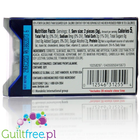 Dentyne Ice Peppermint 16pcs Sugar Free chewing gum