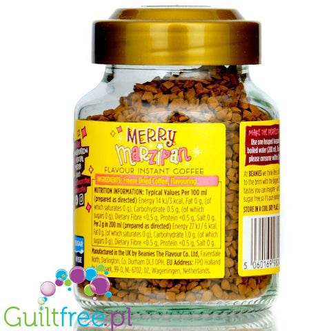 Beanies Merry Marzipan - liofilizowana, aromatyzowana kawa instant 2kcal
