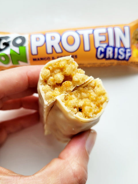 Sante GoON Protein Crisp Mango Cookies - chrupiący baton proteinowy z ciasteczkami i mango