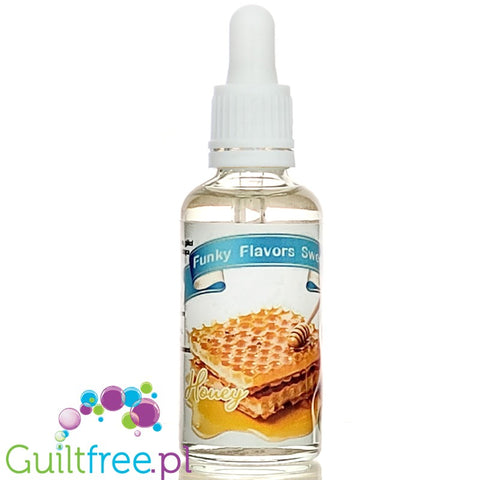 Funky Flavors Sweet Honey - wegańskie miodowe kropelki smakowe bez cukru i kalorii