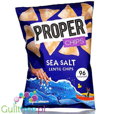 Proper Chips Sea Salt Lentil Chips 20g