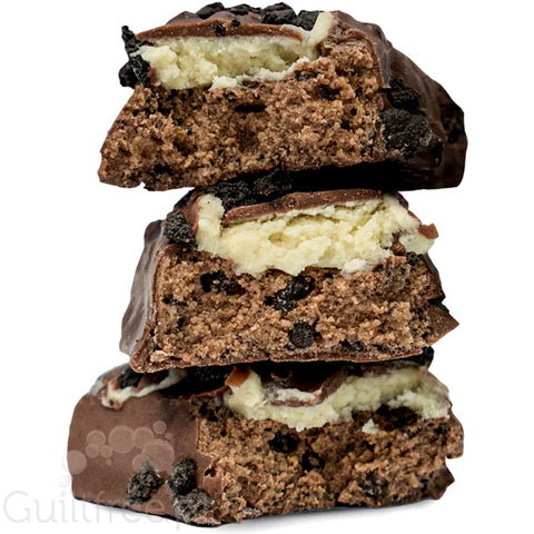 Mountain Joe's Protein Bar Cookies & Cream - proteinowy baton w białej czekoladzie, Ciastko z Kremem