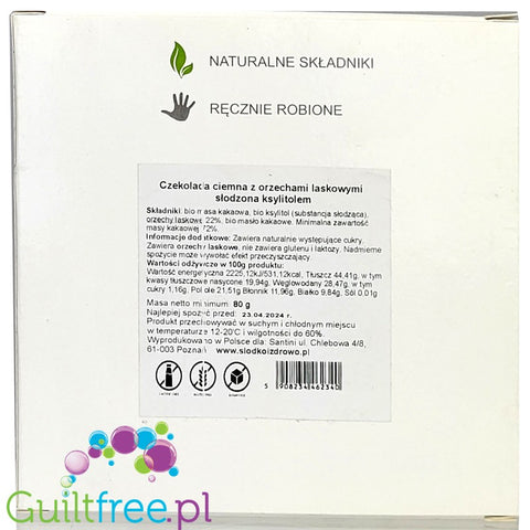 Santini  sugar free chocolate hazelnuts