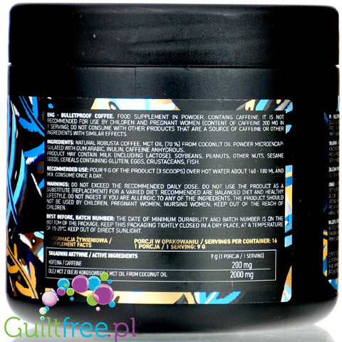 Ostrovit Bulletproof Coffee Unflavored 150g instant