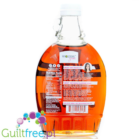 Wholesome Yum Keto Maple Syrup - wegańska keto alternatywa syropu klonowego bez cukru