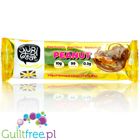 YuBi Bar Protein Bar Peanut 99kcal - wegański baton proteinowy bez cukru 10g białka