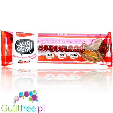 YuBi Bar Protein Bar Speculoos 99kcal - wegański baton proteinowy bez cukru 10g białka
