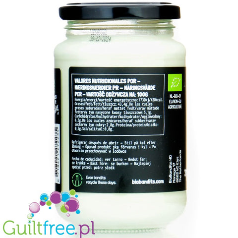 Bio Bandits Vegan Mayo - wegański majonez bezjajeczny o obniżonej zawartości tłuszczu