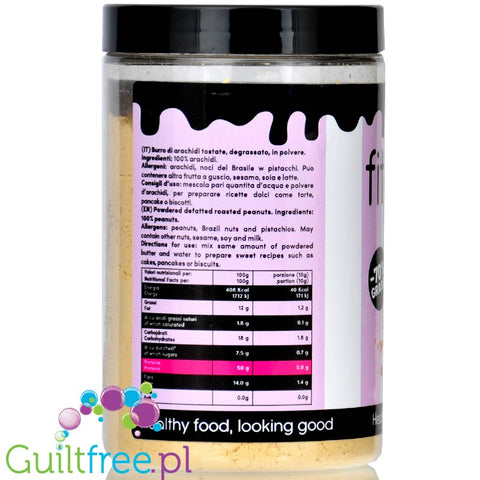 FitPrn Peanut Butter Powder 150g defatted sugar free peanut powder 50% protein