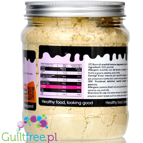 FitPrn Peanut Butter Powder 500g - odtłuszczone masło orzechowe w proszku 50% białka