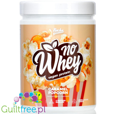 Rocka Nutrition NO WHEY Vegan Protein Caramel Popcorn 300g