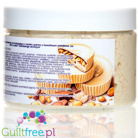 Funky Flavors Splash White PB Cup 200g  low calorie sugar free, high fiber powdered food flavoring