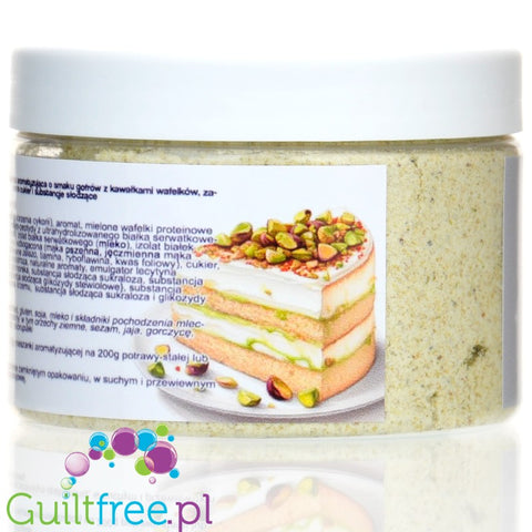 Funky Flavors Splash Pistachio Cake 200g low calorie sugar free, high fiber powdered food flavoring