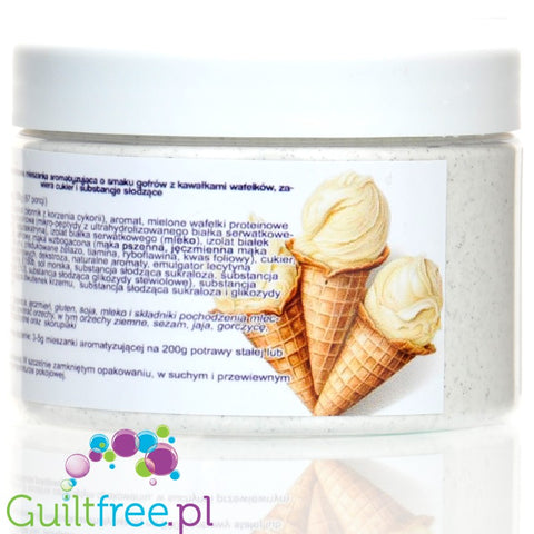 Funky Flavors Splash Vanilla Ice Cream 200g low calorie sugar free, high fiber powdered food flavoring