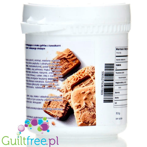 Funky Flavors Splash Speculoos Cookie 50g - błonnikowy aromat słodzący w proszku karmelizowanych herbatników cynamonowych