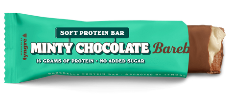 Barebells Soft Minty Chocolate - soft protein bar, Mint Cream & Milk Chocolate