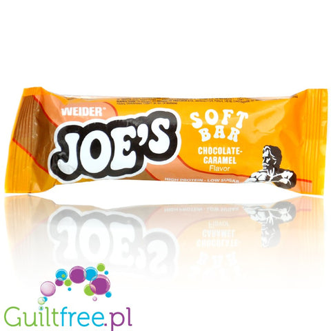 Weider Joe's Soft Bar Chocolate Caramel - baton proteinowy 173 kcal i 13g białka