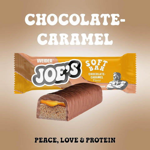 Weider Joe's Soft Bar Chocolate Caramel - baton proteinowy 173 kcal i 13g białka