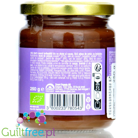 Bett'r Hazelnut Cocoa Spread - sugar-free chocolate-hazelnut cream with erythritol