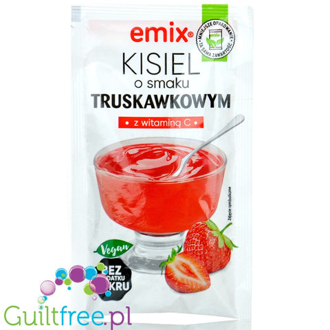 Emix Wiśnia, kisiel bez dodatku cukru i bez słodzików, z witaminą C