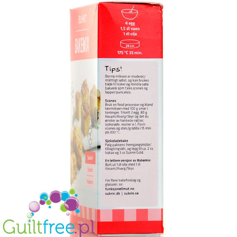 Sukrin Bake Mix 340g, all-purpose baking mix