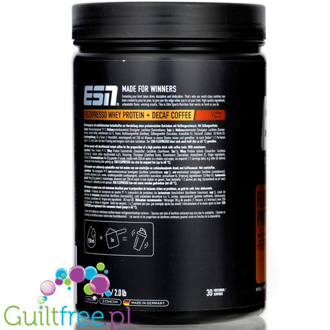 ESN Flexpresso Protein Coffee 0,9KG - bezkofeinowa kawa proteinowa 22g białka