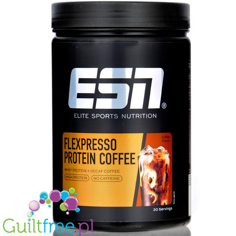 ESN Flexpresso Protein Coffee 0,9KG - bezkofeinowa kawa proteinowa 22g białka