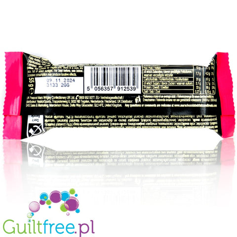 Mars Hi-Protein Low Sugar Raspberry Smash - niskocukrowy baton proteinowy z malinowym karmelem 18g białka