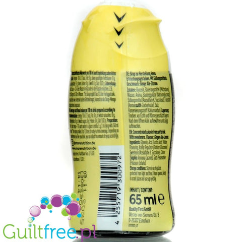 More Nutrition Zerup Ginger Ale Lemon concentrated water flavor enhancer