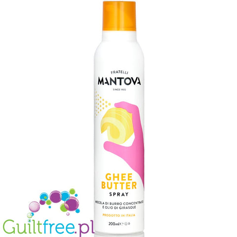 SprayLeggero Mantova Ghee - spray do smażenia z masłem klarowanym bez laktozy