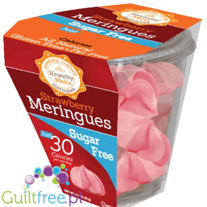 Krunchy Melts Strawberry Meringues Sugar Free Fat Free Gluten Free