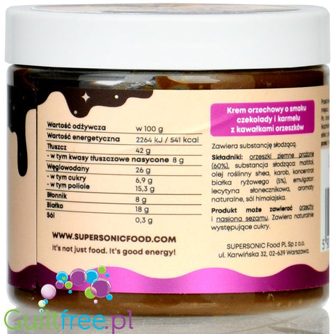 SuperSonic Peanut Butter Chocolate & Caramel 160g