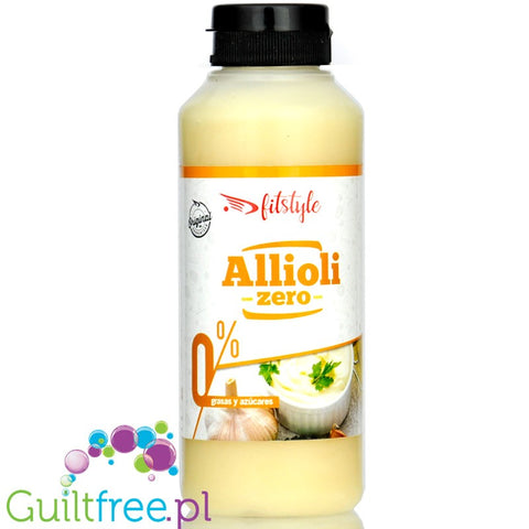 FitStyle Allioli Zero 32kcal - czosnkowo-majonezowy niskotłuszczowy sos bez cukru