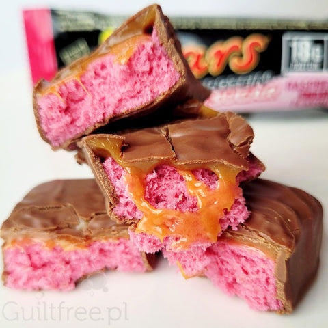 Mars Hi-Protein Low Sugar Raspberry Smash - niskocukrowy baton proteinowy z malinowym karmelem 18g białka