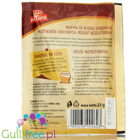 Celiko Pektyna bezglutenowa 24g, 100% naturalna substancja żelująca na 2kg owoców