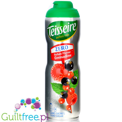 Teisseire 0% Grenadine - syrop bez dodatku cukru, Owoce Leśne, na 4,8L napoju